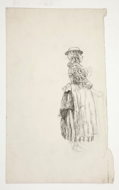 Tutkimus maalaisnaisesta tekijältä Edwin Austin Abbey