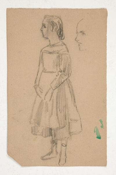 Tutkimus nuoresta tytöstä Pinaforessa tekijältä Edwin Austin Abbey