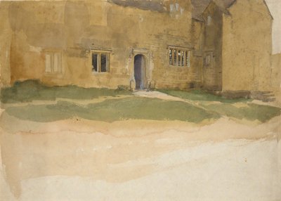 Tutkimus englantilaisesta keskiaikaisesta talosta tekijältä Edwin Austin Abbey