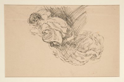 Enkelitutkimus (lasimaalauksille? kattoon?) tekijältä Edwin Austin Abbey