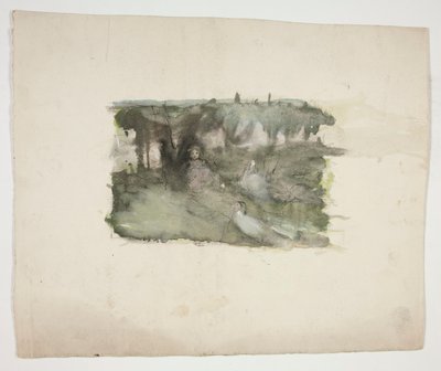 Tutkimus hanhitytöstä. tekijältä Edwin Austin Abbey