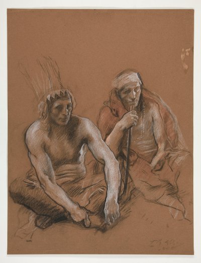 Tutkimus kahdesta intiaanista tekijältä Edwin Austin Abbey