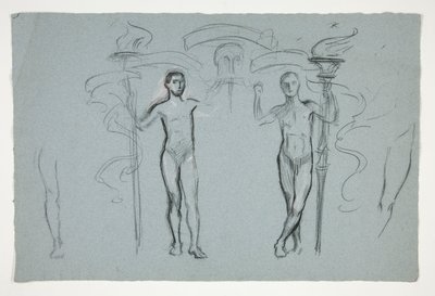 Tutkimus kahdesta liekinkantajasta tekijältä Edwin Austin Abbey