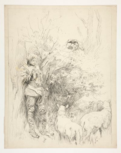 Narsissin laulu. Paimen ja tyhmä tekijältä Edwin Austin Abbey