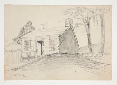 Ellicotts Millsin vanhin talo tekijältä Edwin Austin Abbey