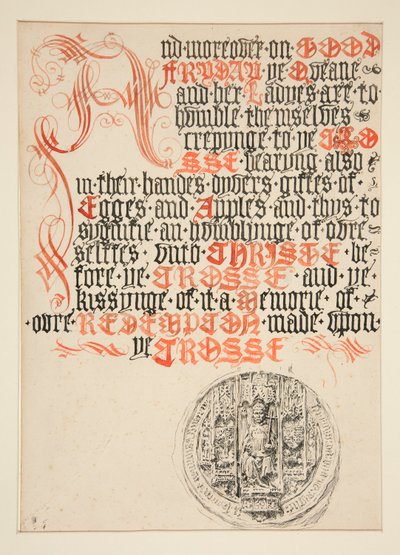 Otsikkosivun suunnittelu, Scribner tekijältä Edwin Austin Abbey
