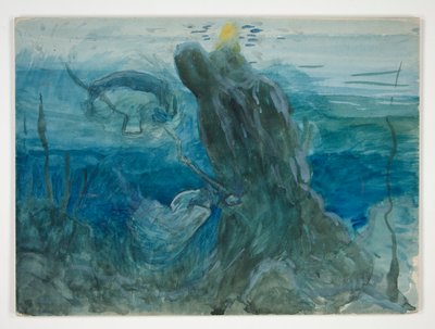 Vedenalainen kohtaus tekijältä Edwin Austin Abbey