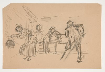 Tuntematon kuvitus Oliver Goldsmithille tekijältä Edwin Austin Abbey