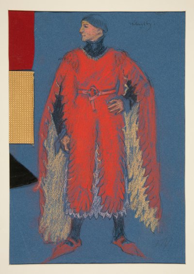 Willoughby, pukupiirros Henry Irvingille tekijältä Edwin Austin Abbey