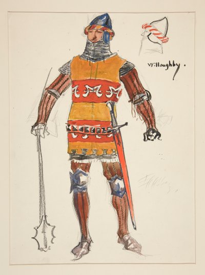 Willoughby, pukupiirros Henry Irvingille tekijältä Edwin Austin Abbey
