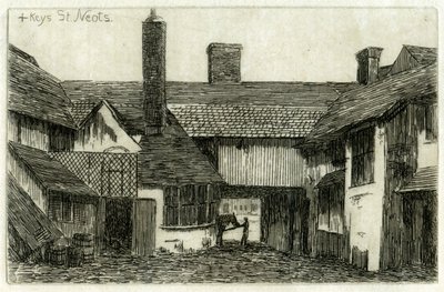 The Cross Keys, St Neots, Cambridgeshire, 1881 tekijältä Edwin Edwards