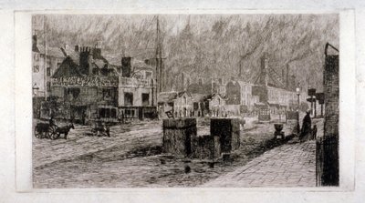 Vine Tavern, Mile End Road, Stepney, Lontoo, 1871 tekijältä Edwin Edwards
