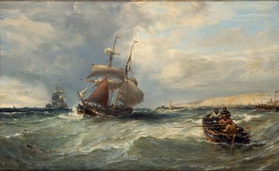 Brigantine Yarmouthin edustalla tekijältä Edwin Hayes