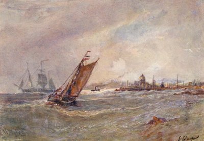 St Peter Port, Guernsey (värilitro) tekijältä Edwin Hayes