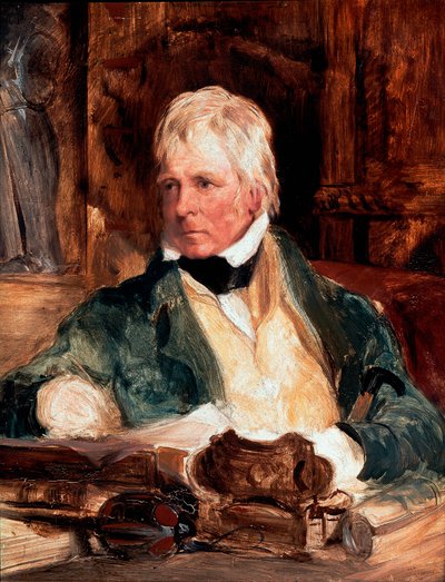 Muotokuva Walter Scottista (1771-1832), skotlantilainen kirjailija, Edwin Henry Landseerin (1802-1873) maalaus 1824 su. 29,2 cm x 24,1 cm Lontoo, National Portrait Gallery tekijältä Edwin Landseer