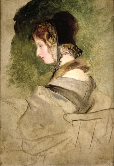 Naisen muotokuva (öljy) tekijältä Edwin Landseer