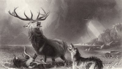 The Stag at Bay tekijältä Edwin Landseer
