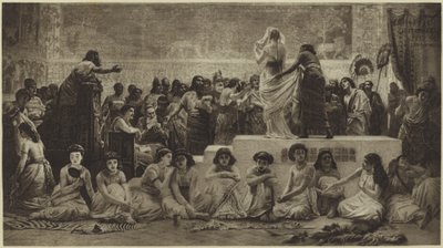 Babylonian avioliittomarkkinat (syväpaino) tekijältä Edwin Longsden Long