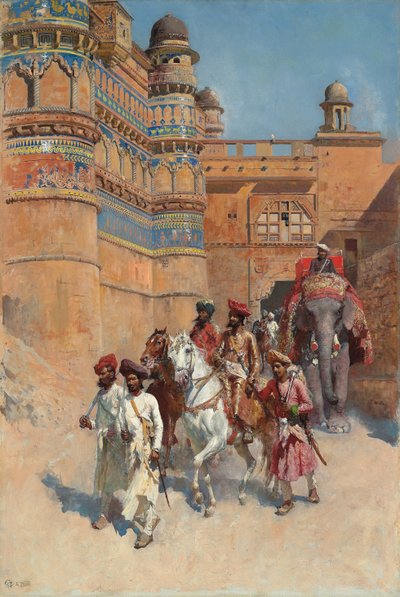 Gwaliorin linnoitus, Madhya Pradesh, tekijältä Edwin Lord Weeks