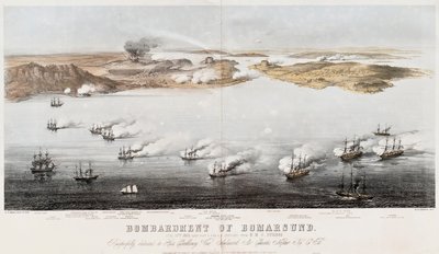 Bomarsundin pommitukset 1854 tekijältä Edwin Thomas Dolby