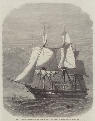 HMS Galatea, Edinburghin herttuan kapteeni HRH:n tilaama tekijältä Edwin Weedon