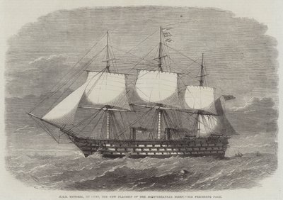 HMS Victoria, 102 tykkiä, Välimeren laivaston uusi lippulaiva tekijältä Edwin Weedon
