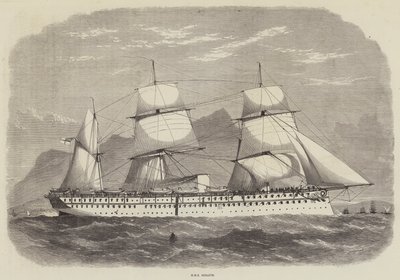 Intia ja Prince of Wales, HMS Serapis. tekijältä Edwin Weedon