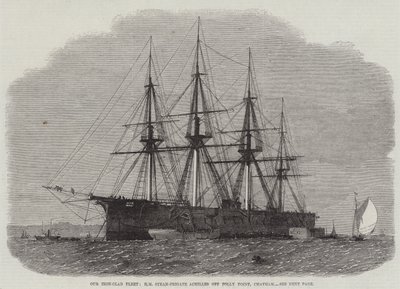 Rautapukuinen laivastomme, HM Steam-Frigate Achilles, Folly Point, Chatham tekijältä Edwin Weedon