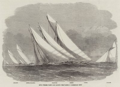Royal Thames Yacht Club Match, Yachts in Northfleet Hope tekijältä Edwin Weedon