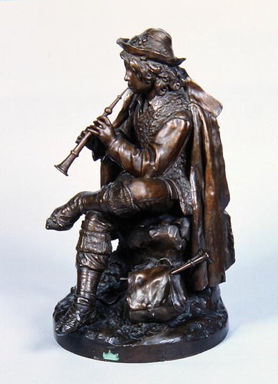 Boy in Hat, n. 1870 (pronssi) tekijältä Edwin Weissenfels