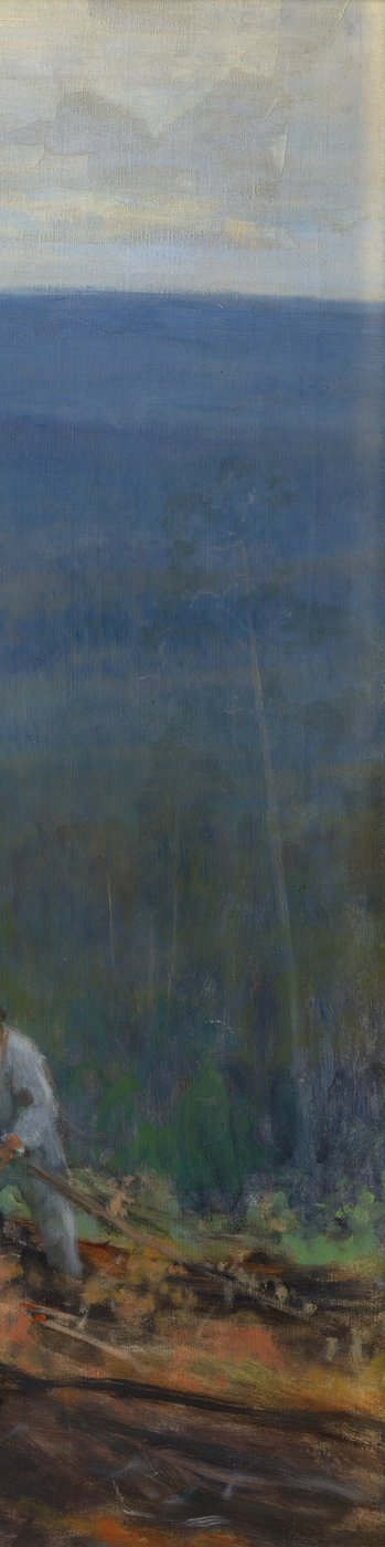 Ikan alla (Pensasjätteen polttaminen) tekijältä Eero Järnefelt
