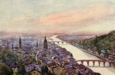 Rein: Rein: Heidelberg ja Neckar (värilitro) tekijältä Effie Jardine