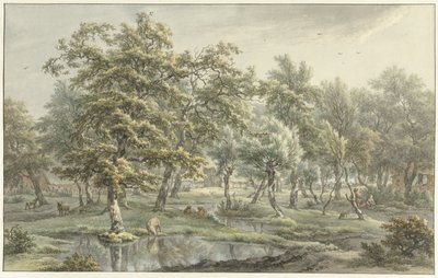 Maisema Eextissä (Drenthen maakunta) Kasvot ulospäin (Drenthe) tekijältä Egbert van Drielst