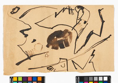 Abstrakter Versuch tekijältä Egon Schiele