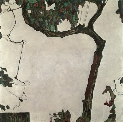 Syksyn puu, 1909 tekijältä Egon Schiele