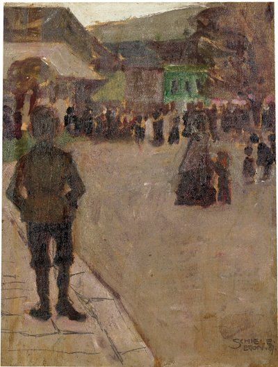 Ennen Leopolditagia Klosterneuburgissa, 1907 tekijältä Egon Schiele