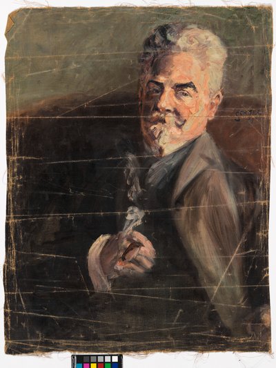 Leopold Czhiaczekin muotokuva tekijältä Egon Schiele