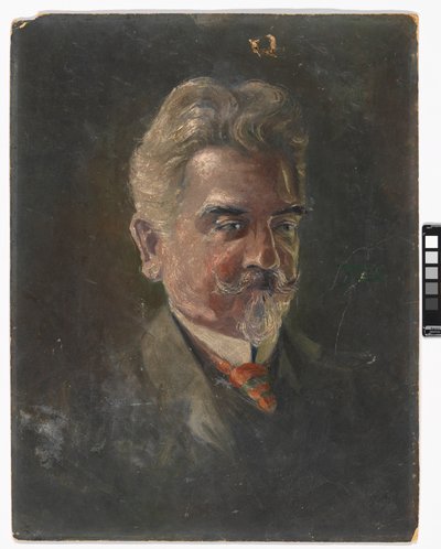 Leopold Czihaczekin muotokuva kolmen neljäsosan profiilista tekijältä Egon Schiele