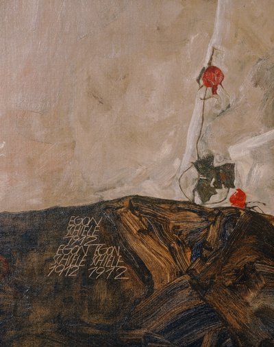 Die Eremiten (öljy kankaalle) tekijältä Egon Schiele