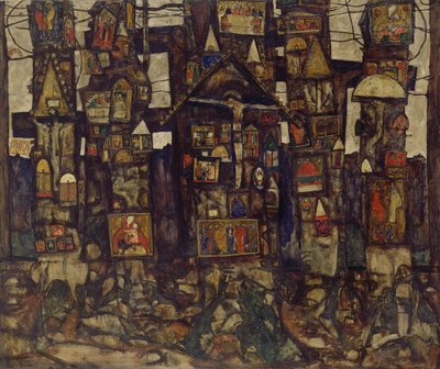 Metsän rukous, 1915. tekijältä Egon Schiele