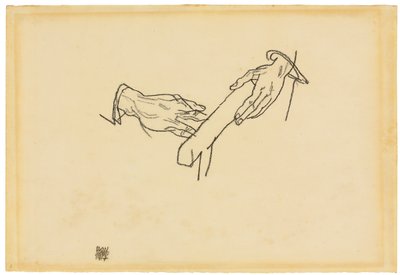 Käsityö, Dr. Viktor Ritter von Bauer, 1917 tekijältä Egon Schiele