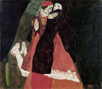 ""El cardenal i la monja"" Pintura d