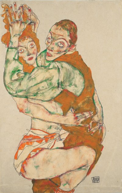 rakastelu tekijältä Egon Schiele