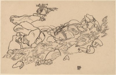 Vuoristovirta tekijältä Egon Schiele