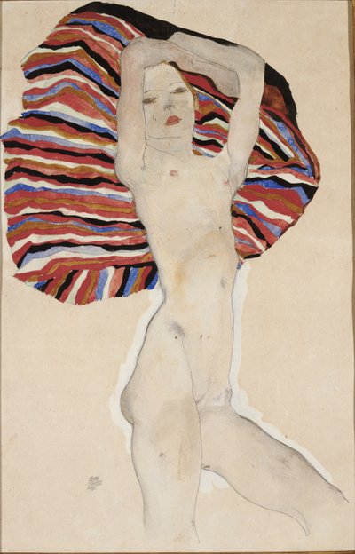 Alaston värillistä materiaalia vastaan, 1911 tekijältä Egon Schiele