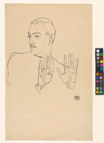 Arthur Roesslerin muotokuva tekijältä Egon Schiele
