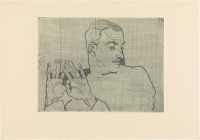 Arthur Roesslerin muotokuva tekijältä Egon Schiele