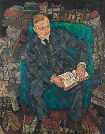 Tohtori Hugo Kollerin muotokuva, 1918. tekijältä Egon Schiele