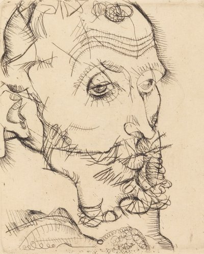 Franz Hauerin muotokuva, 1914. tekijältä Egon Schiele