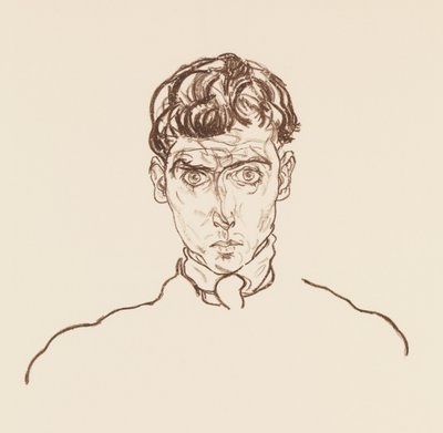 Guterslohin muotokuva Pariisista, 1918. tekijältä Egon Schiele
